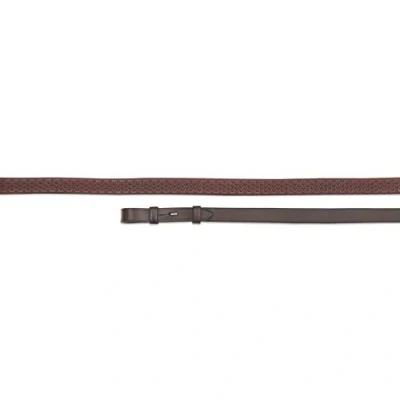 Image of Shires Aviemore Soft Rubber Grip Reins 48 x 1/2&quot; Havana