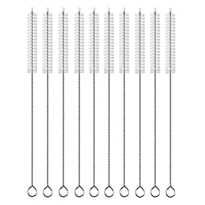 Image of Straw Cleaner Brush Extend 12 inch, Extra Wide 12mm diam Pipe Cleaners, Long for Sippy Cup, Water Bottle and Tubes, Drinking Cleaning Set 10 Pack