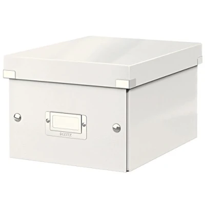 Image of Leitz A5 Storage Box, Click and Store Range 60430001 Small, White