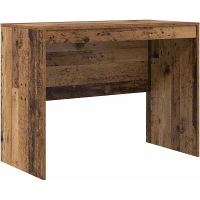 Image of vidaXL Rustic Writing Desk Old Wood Solid 100 x 50 76 cm
