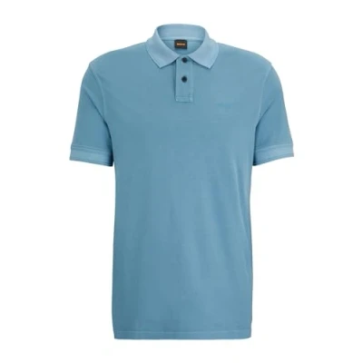 Image of BOSS Prime Polo shirt, Men&#039;s, Size: Medium, Open blue