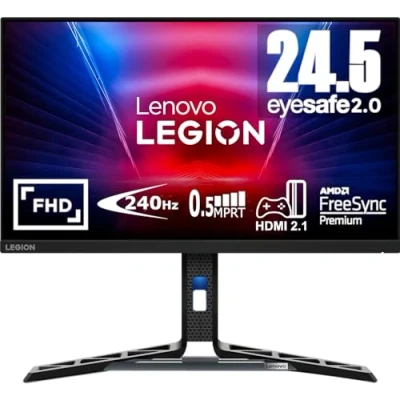 Image of Lenovo Legion R25f 30 24 inch Gaming Monitor FHD, 1080p, 240Hz, VA, 0.5ms, HDMI, DP AMD Freesync Premium PS5, Xbox, PC screen