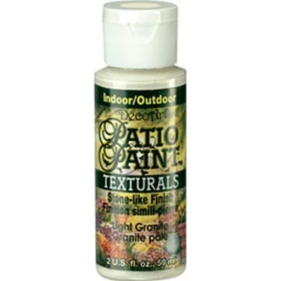 Image of DecoArt Outdoor Acylic Paint, Acrylic, Light Granite Textural, 59ML