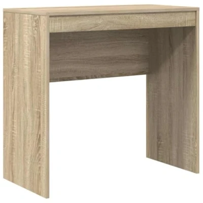 Image of vidaXL Writing Desk Sonoma oak Particle board 80 x 40 76 cm Durable