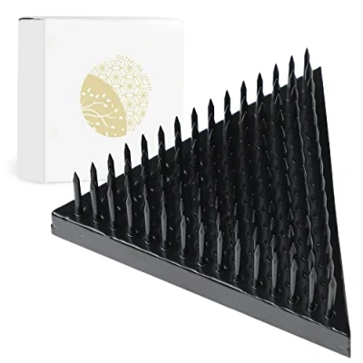 Image of Wazakura Japanese Black Triangle Kenzan Ikebana Flower Holder Pin Cushion 2&quot; (53mm), Made in Japan Arranging Accessories Frog Tool