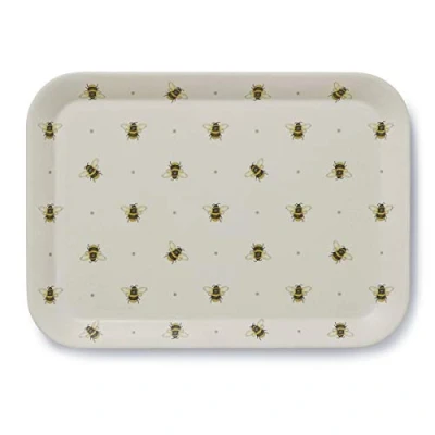 Image of Cooksmart British Designed Large Serving Tray Dinner For Multiple Uses Around The Home Trays Food Or Drinks Bumble Bees