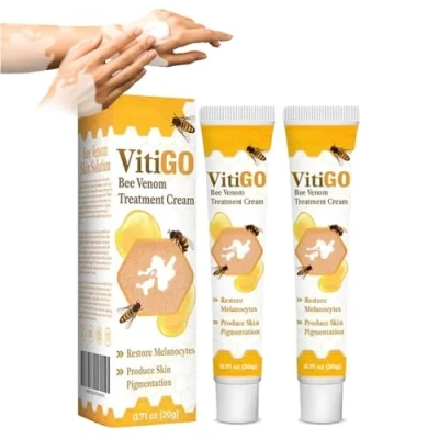 Image of Fivfivgo Beevenom Vitiligo Treatment Cream, Bee Venom for Vitiligo, Cream All Skin Types, (2pcs)