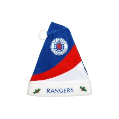 Image of FOCO Officially Licensed Rangers FC Football Colourblock Santa Hat