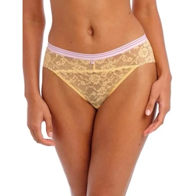 Image of Freya Women&#039;s Offbeat Short Brief Bikini Style Underwear, Lemon Fizz, S