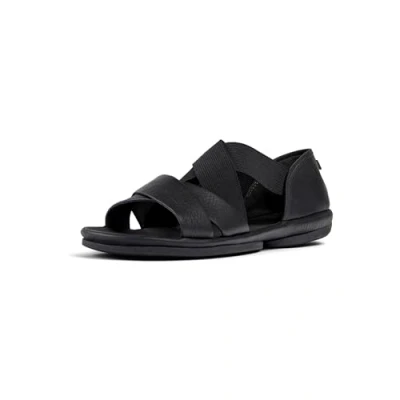 Image of Camper Women&#039;s Right Nina K201367 X Strap Sandal, Black 006, 8 UK