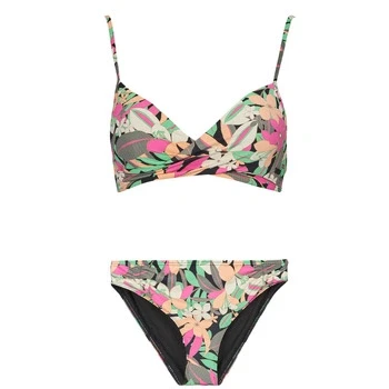 Image of Roxy Printed Beach Classics Wrap Two Piece Bikini Set for Women