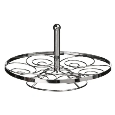 Image of Premier Housewares Swirl Cake Stand Chrome
