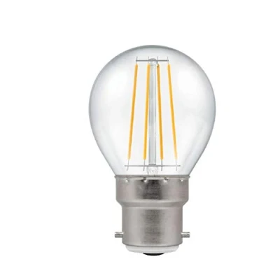 Image of Crompton LED 5W B22 BC Dimmable Filament Golf Ball 2700K Warm
