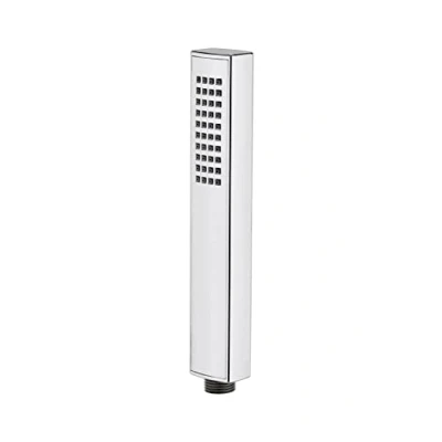 Image of Nuie HO306 ǀ Modern Bathroom Rectangular Easy Clean Shower Handset, 240mm x 38mm, Chrome
