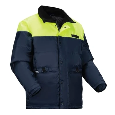 Image of Ergodyne Unisex&#039;s Insulated Freezer Jacket, Navy, XS