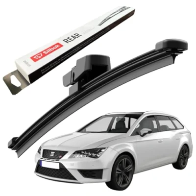 Image of Silbak Rear Windscreen Wiper, fits for SEAT LEON ST (2013 ONWARDS) Wiper Blade, 330mm