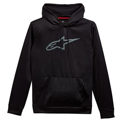 Image of Alpinestars Sweatshirt for Men and Women Hooded Comfort Regular Fit Sport Style Black