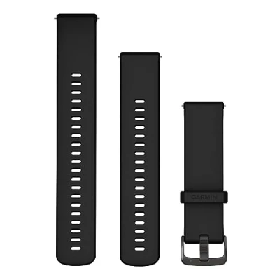 Image of Garmin Acc, Venu 3, 20mm Band, Black + Slate, WW/Asia