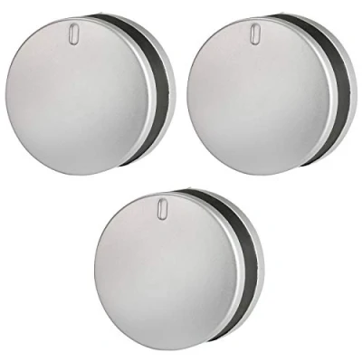 Image of MasterPart Silver Oven Selector Switch Knob For Belling Lamona LAM3200 LAM3204 LAM3207 LAM3300 LAM3401 Cookers (3)