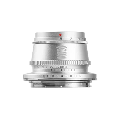 Image of TT Artisan 35 mm F1.4 APS C Object Connection Fuji X Mount Silver Wide Angle Lens with Manual Focus