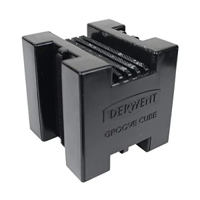 Image of Derwent Groove Cube, 4 Patterns for XL Charcoal and Graphite Blocks