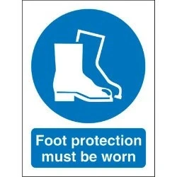 Image of Seco Foot Protection Semi Rigid Plastic Sign