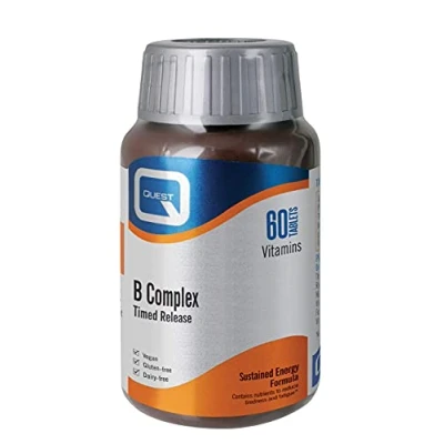 Image of Quest B Complex Timed Release (Formerly Mega 100) 60 Tablets (Pack of 4)