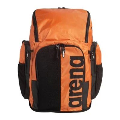 Image of Arena Spiky III Backpack 45 Swimming Athlete Sports Gym Rucksack Large Training Gear Equipment Swim Bag for Men and Women, Liters, Orange
