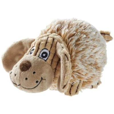 Image of HUNTER PORI Dog Toy with Hedgehog Ball, Plush Cover, Look, S, Beige