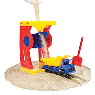 Image of Plasto 2402000 Sand, Waterwheel, Tipper Truck and Spade Set, 28 cm, Multi Color