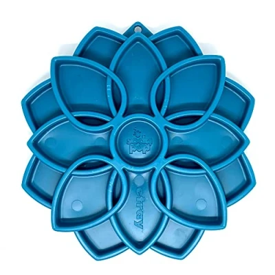 Image of SodaPup Mandala eTray Durable Slow Feeder Tray Made in USA from Non Toxic, Pet Safe, Food Safe Material for Mental Stimulation, Calming, Avoiding Overfeeding, Eating, Healthy Digestion &amp; More