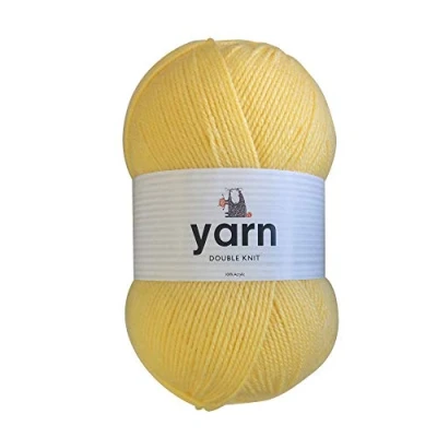 Image of Korbond DK Buttercup Yarn 100g Acrylic Wool Lightweight, Hypoallergenic &amp; Durable Double Knit Crochet Knitting (290m Total)