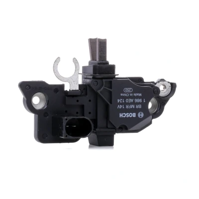 Image of 038903803E, 038903803EX Alternator Regulator BOSCH 1 986 AE0 124 VOLKSWAGEN: Transporter 4, Golf Passat B5 GP Saloon, AUDI: A2, TT Coupe