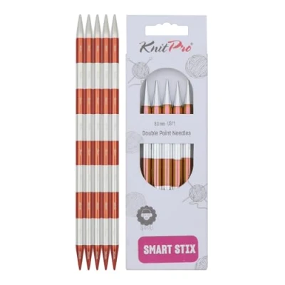 Image of KnitPro Knitting Pins: Double Ended:, Metal, Sienna, 7mm