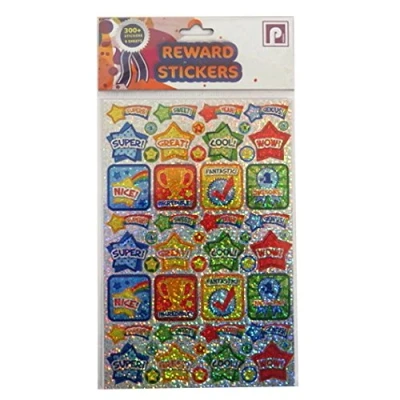 Image of Pennine Childrens Reward Stickers Encouraging Messages Over 300