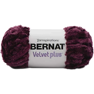 Image of Bernat Velvet Plus, Burgundy Plum, 300g