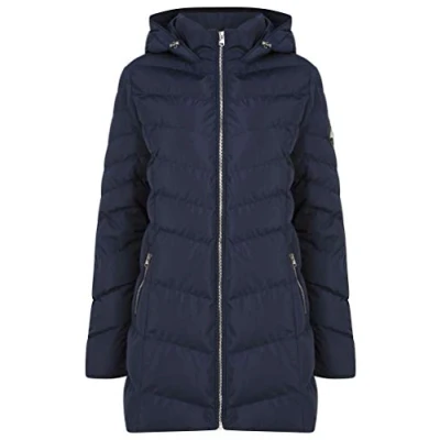 Image of Tokyo Laundry Women&#039;s Safflower Longline Quilted Puffer Coat