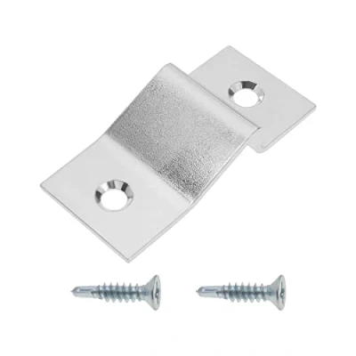 Image of Door Stopper Festival Sliding Plate 7192004AG Compatible with Fiat Ducato Peugeot Boxer Citroen Jumper Silver