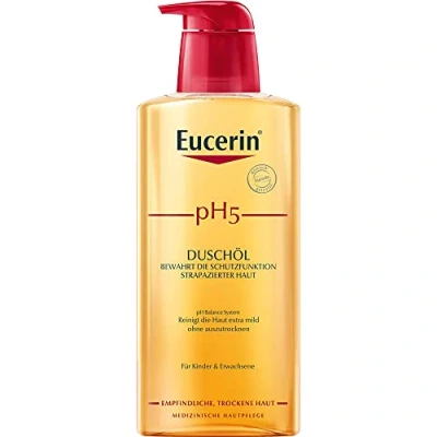 Image of Eucerin pH5 Shower Gel Preserves the Protection Function of Damaged Skin 400 ml