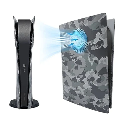Image of Mcbazel PS5 Faceplate Digital Edition with Cooling Vents, Replacement Face Plate Side Plates for Edition,PS5 Cover Camouflage(Not Slim/PS5 Pro)