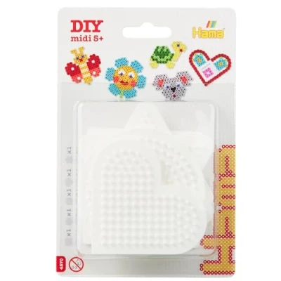 Image of Hama 10.4570 Blister Five Small Mixed Pegboard Bead Set, Multicolour, One Size