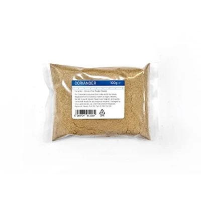 Image of Entirely Ingredients Ground Coriander 100g Selected for Premium Quality Food Grade