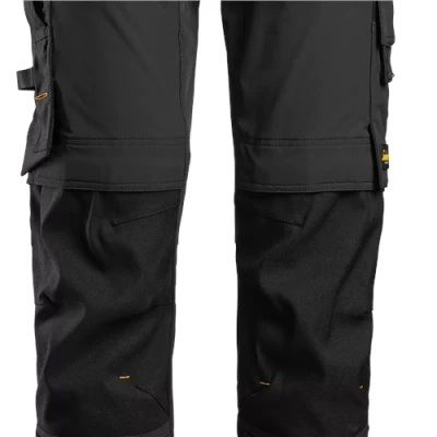 Image of Snickers AllroundWork Full Stretch Trousers Black/Black 64