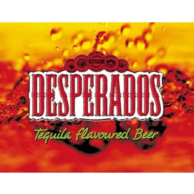 Image of Lewistons Of London Desperados Tequila Beer Lager inspired Vintage Retro Man Cave Bar Pub Shed Novelty Gift Tin Wall Décor Metal Sign