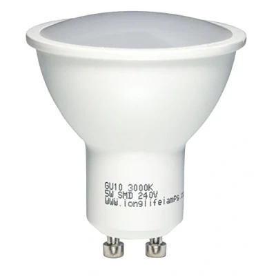 Image of Long Life Lamp Company 5 Pack GU10 5W LED Beautiful Warm White Colour 50w Replacement