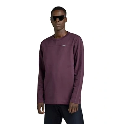 Image of G STAR RAW Men&#039;s Chest Label Tweeter, Purple (lt maze D23908 D136 8880), XL