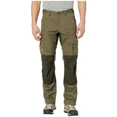 Image of FJALLRAVEN Men&#039;s Vidda Pro Trousers Regular M Trousers, Laurel Green / Deep Forest, 60
