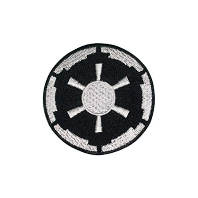 Image of Star Wars Black Imperial Iron On Patch Sew Embroidered Patch/Badge for Clothes Shirts Jeans etc