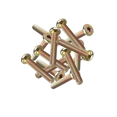 Image of HALJIA 20pcs M6 x 35mm Screws Flat Hex Socket Head Hexagon Furniture Bolts Connector Fastener
