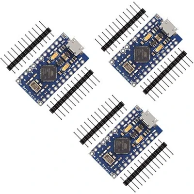 Image of 3pcs Pro Micro ATmega32U4 5V 16MHz USB Development Board Module Microcontroller for Arduino